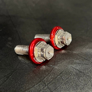 Combo 2 ốc bắt bass heo cho xe yamaha và honda 8li và 10li mẩu trụ V3 kèm long đền
