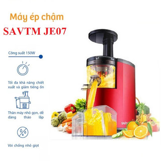 MÁY ÉP TRÁI CÂY/ MÁY ÉP CHẬM SAVTM JE07 HÀNG CAO CẤP SIÊU BỀN, SIÊU TIỆN LỢI - BẢO HÀNH 1 ĐỔI 1