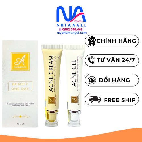 Combo Kem Mụn Phương Anh A Cosmetics - Beauty One Day