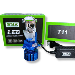 Đèn pha bi cầu t11 bma , 55w chân h4 siêu sáng 12, 24v dc lắp xe máy, ô tô