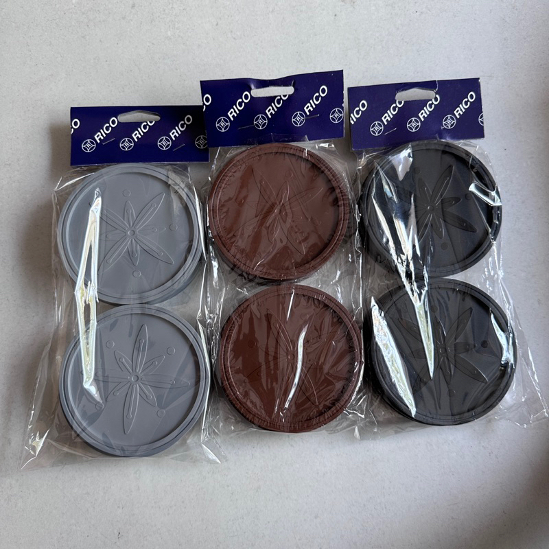 Đế lót ly cao su hoa mai RICO (bộ 10 cái)