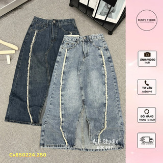 Boo's store chân váy bò xẻ bên