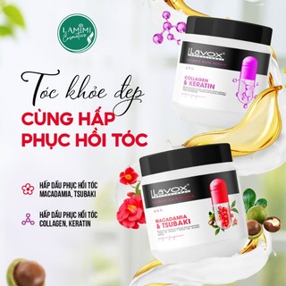 Hấp Dầu Phục Hồi Tóc – Macadamia, Tsubaki Lavox