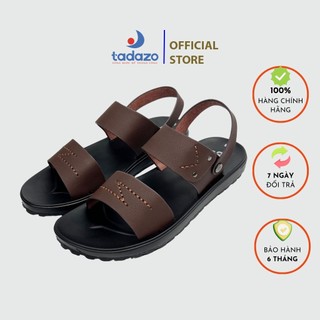 Dép sandal, dép hai quai nam da cao cấp tadazo TD0985