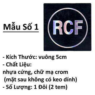 Tem Loa RCF Nhiều Mẫu Dán Thùng Loa ( 1 Đôi )
