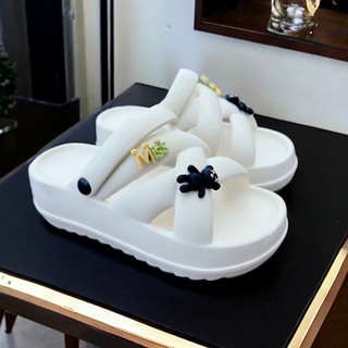 Dép quai hậu đế độn bánh mì đế cao 6 cm bản dây quai chéo ZIZAC phong cách Hàn Quốc chọn tăng 1 size D7711
