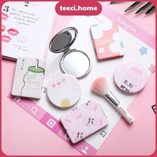 <Tặng Sticker> Gương Không Vỡ Cầm Tay Mini Bỏ Túi Cá Tính Tiện Dụng - Hàng Cao Cấp TEECI U208