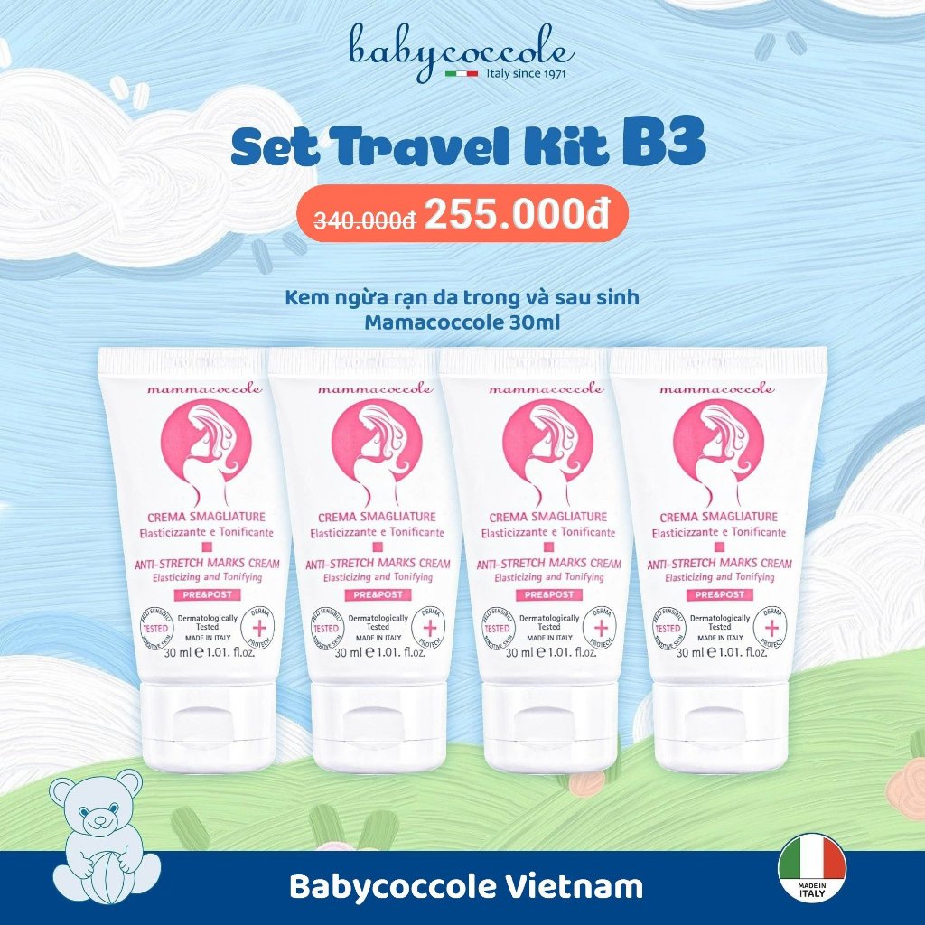 Travel Kit bộ chăm sóc cá nhân & du lịch cho bé Babycoccocle 0M+