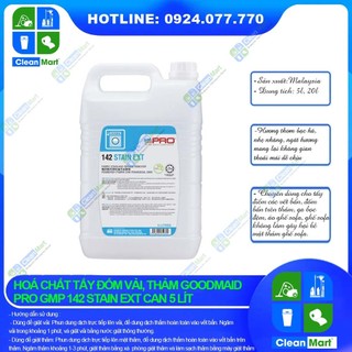 Hóa chất tẩy đốm vải, thảm goodmaid pro gmp 142 stain ext can 5l - clean mart