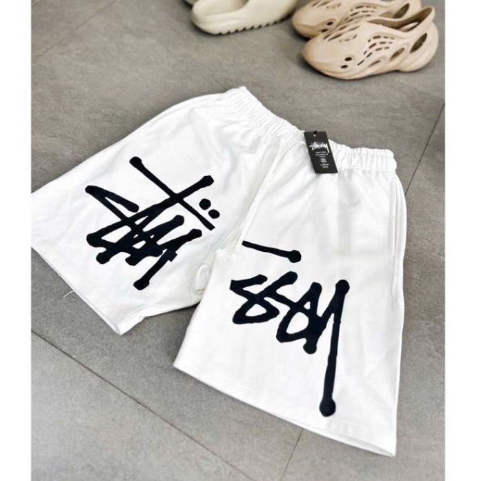 🔥Hot🔥 Quần Short Nam Nữ Stussy Logo Chữ In Full Cực Nét uần Short Stusy chính hãng unisex thể thao