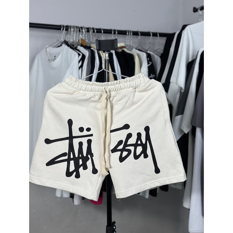 🔥Hot🔥 Quần Short Nam Nữ Stussy Logo Chữ In Full Cực Nét uần Short Stusy chính hãng unisex thể thao