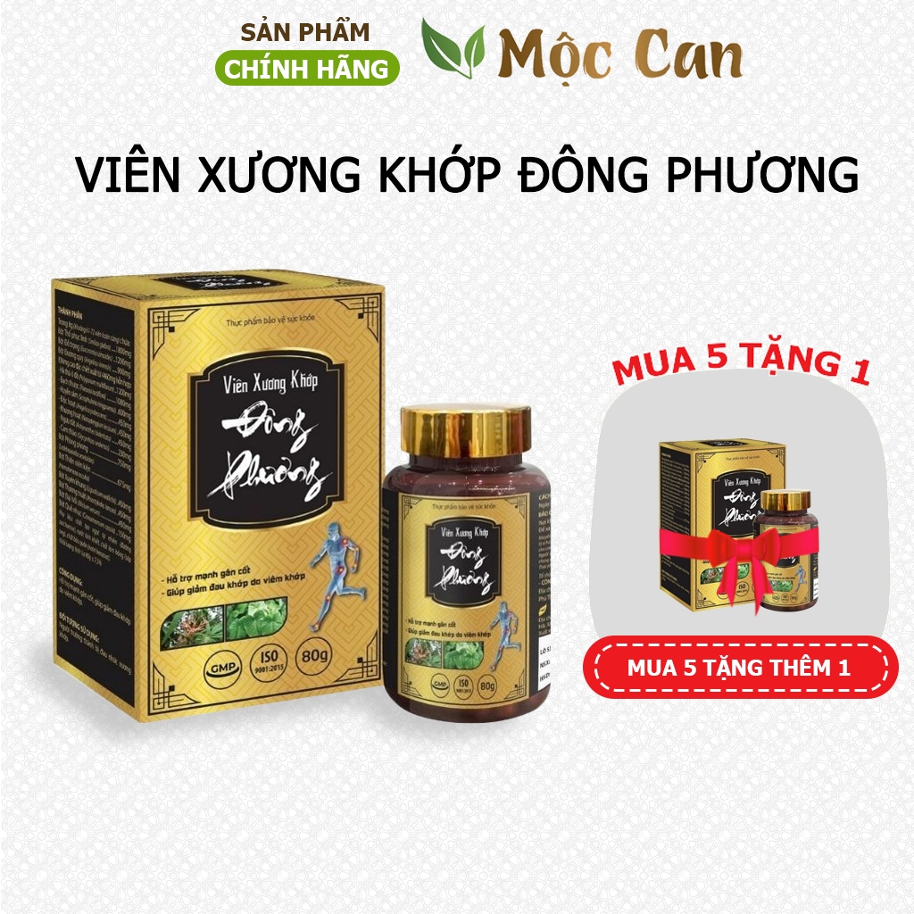 Viên xương khớp Đông Phương, giảm đau nhức xương khớp, giảm đau lưng thoát vị đĩa đệm, giảm khô khớp tăng sụn khớp