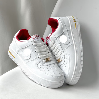 Giày thể thao nam nữ sneaker naii kìii trắng lót đỏ