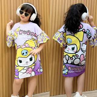 Váy đầm bé gái size đại vải thun lạnh Jennie kids J586