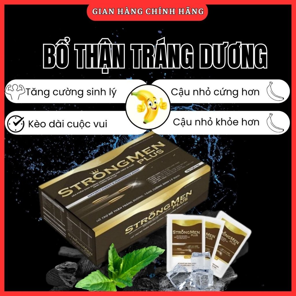 Tăng Cường Sinh Lý Nam Giới STRONG MEN PLUS, Chống Xuất Tinh Sớm