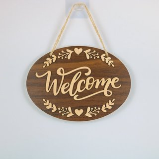 Biển decor Welcome