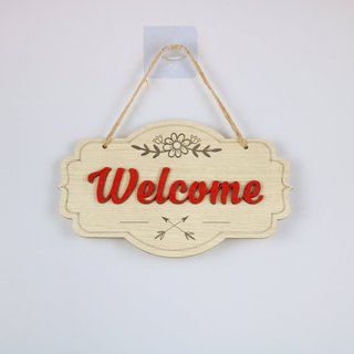 Biển decor Welcome