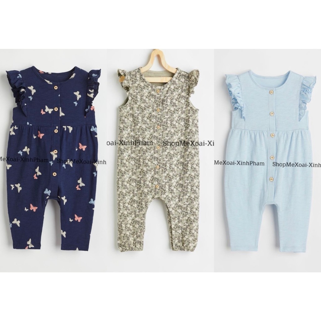 Body Đùi H..M mặc hè, Jumsuit cho bé xuất dư siêu đẹp 6M,9M,12M,18M,24M,2y,3y,4y