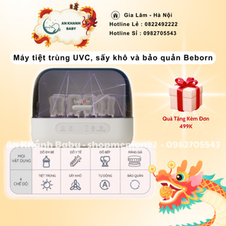 Máy úp bình sữa, tiệt trùng UVC, sấy khô và bảo quản Beborn