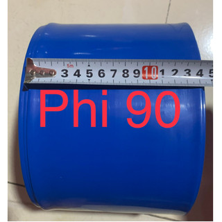 30m các loại ống dẫn nước pe màu xanh - trắng loại dày deo hơn phi 48mm , phi 60mm, phi 76mm, 100mm