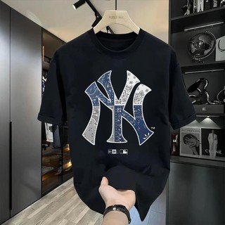 Áo Thun MLB Unisex Form rộng 100% Cotton