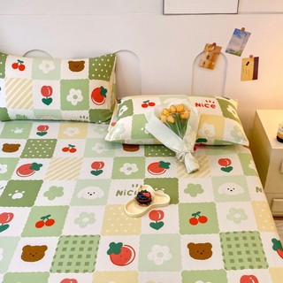 Set ga gối cotton đũi - họa tiết cute - pis.bedding