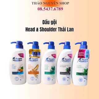 Dầu gội Head & Shoulder Thái Lan 370ml, Dầu gội Head&shoulders Thái Lan đủ màu