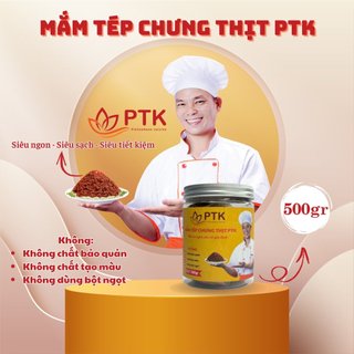 Thịt Chưng Mắm Tép PTK hộp 500gr ( Mắm Tép Chưng Thịt PTK )
