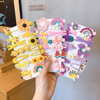 Set 14 kẹp tóc hình trái cây dễ thương thời trang bộ kẹp tóc mái DANA