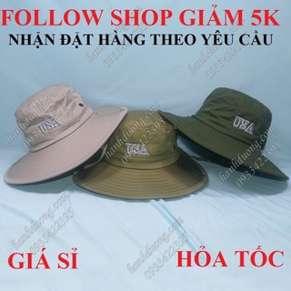 [ Nhiều mẫu ] Nón tai bèo nam mũ tai bèo vành to vải cotton tốt mềm mại, chống nắng tốt