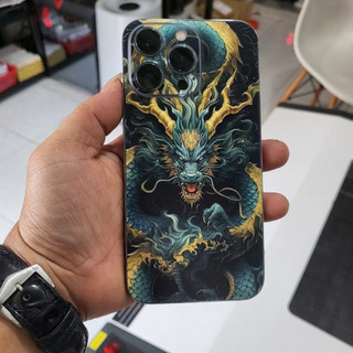 Miếng Dán skin uv cho IP 12 đến 15 pro max, lưng viền rời, Full mã. chống trầy xước và làm đẹp tạo thêm diện mới