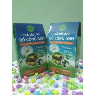Combo 4 hộp trà bồ công anh túi lọc Bảo Khang, 160 gói trà bồ công anh, thông sữa, tắc tia sữa