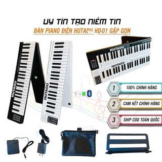 Đàn piano điện hutadu gấp gọn - 88 phím nặng cảm lực