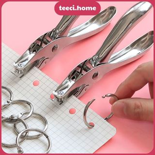 Kìm Bấm Lỗ Giấy Refill Dụng Cụ Bấm Lỗ Giấy Đơn Làm Sổ Còng Sổ Tiện Dụng Đầu 6mm TEECI U220