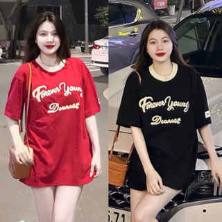 [ Rẻ vô địch ] Áo thun chất cotton khô 3158 form rộng tay lỡ - forever love
