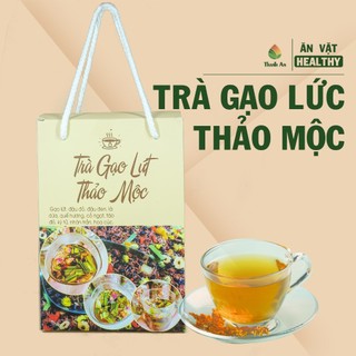 Trà gạo lứt thảo mộc, trà thảo mộc giảm cân,đẹp da kỷ tử, táo đỏ, cam thảo - Ăn Vặt Healthy Thanh An Food