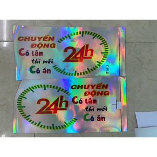 Tem dán decal có làm thì mới có ăn phản quang 7 màu, tem dán ô tô, xe tải.. SL 1 cái