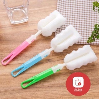Cây cọ rửa cốc, ly , bình sữa mút tiện dụng - que rửa cốc bọt biển
