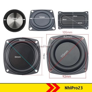 Màng loa cộng hưởng , loa bass thụ động nhiều mẫu 2inch 3inch 4inch chế loa