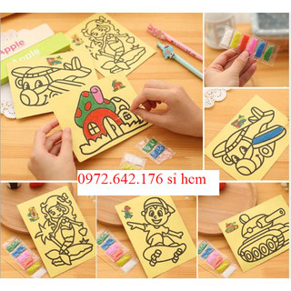 Tranh cát trẻ em cho bé sáng tạo