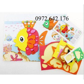 [Kho Sỉ] [Kho Sỉ] Tranh dán xốp khổ a4