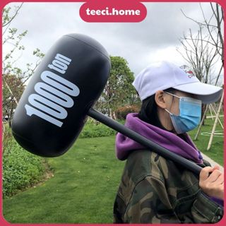 Búa 1000 Tấn Đồ Chơi Búa Bơm Hơi 1000 Ton Cao Su Bơm Hơi 1000KG Vui Nhộn (Màu Đen) TEECI U237