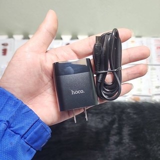 Bộ củ cáp sạc nhanh 2 cổng usb cáp type-c màn hình led hoco c86