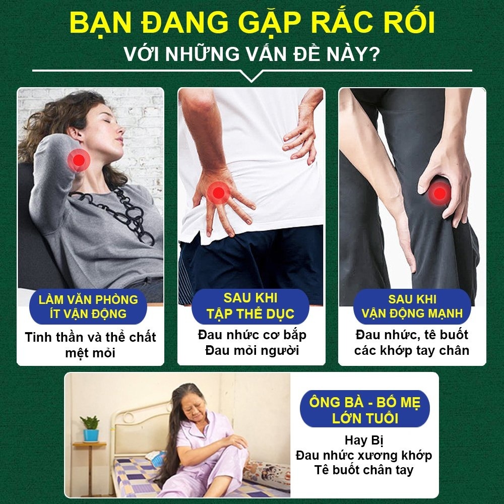 Máy massage cầm tay mini,Súng đấm lưng mát xa trị liệu cổ vai gáy 4 đầu 6 chế độ