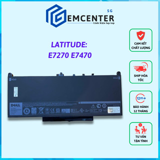 PIN ZIN DELL LATITUDE 7470 7270 E7270 E7470 4CELL 55WHR BATTERY MC34Y J60J5