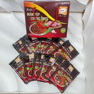 Xốt gia vị mắm tép chưng thịt deli foods - sốt thịt chưng mắm tép tiện lợi - xốt gia vị mắm tép chưng thịt gói 80g