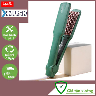  Máy bấm xù dập phồng Xmusk chân vuông 2in1 cao cấp không làm hư tóc điều chỉnh 4 mức nhiệt thông minh 