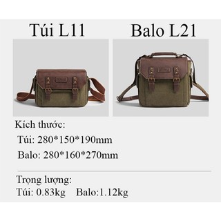 Balo và túi máy ảnh cao cấp Eirmai phối da