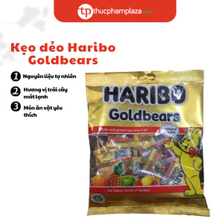 Kẹo dẻo Haribo Gấu vàng gold bears gói 200g nhiều gói nhỏ