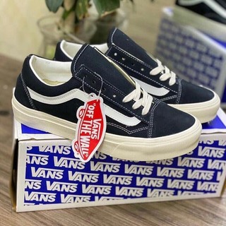 Giày Thể Thao Van Đen - Vans Vault Old Skool Classic Pha Viền Trắng Nam Nữ Cực Chất Dễ Phối Đồ